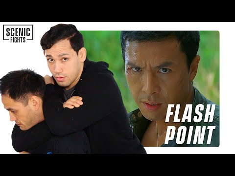 BJJ Black Belt Breaks Down Donnie Yen's Flash Point MMA scene | Scenic Fights