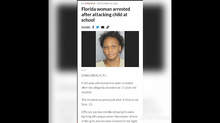 Sabrina Thomas, 50 arrested for att*cking a 11yr o...