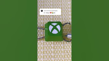 Drawing X for Xbox but on custom keyboard! @xbox #drawing #keyboard #keycaps