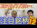 【株Tube EXTRA#28】2019年7月29日～の注目銘柄PLUS12