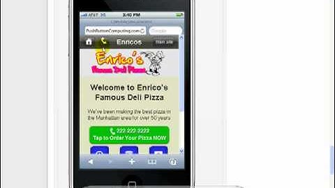 EzMobileSiteGenerator - Create a Top Navigation Bar for your Mobile Website