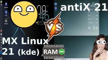 MX Linux 21 (KDE) vs Antix 21: Look and Feel