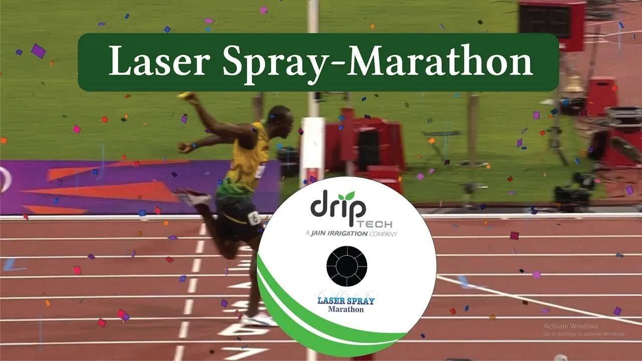 Laser Spray-Marathon (Rain Pipe / Rain Hose): Irrigates upto 100 Meter.