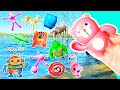 Animal Names | Kids Learn at the Lake: Bear Cheetah Flamingo African Buffalo Monkey Snake
