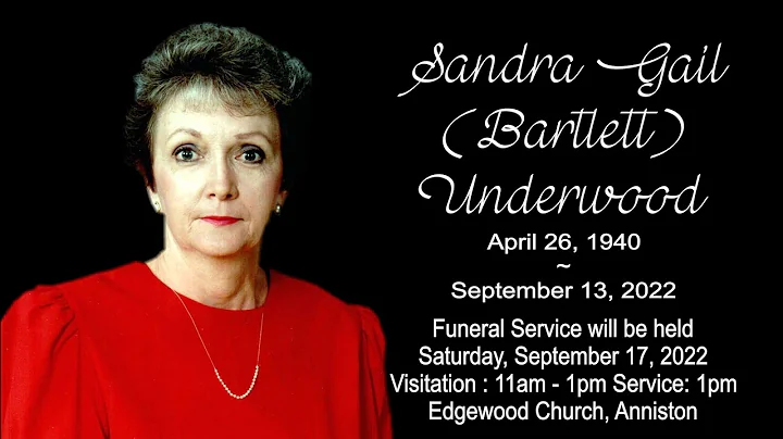 2022-09-17 Funeral Service of Mrs. Sandra Underwood