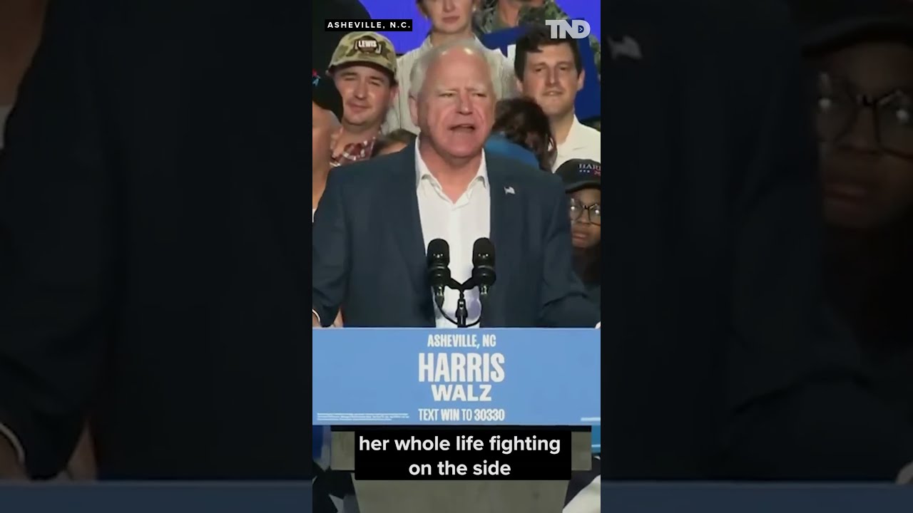 Walz It S Great To Have A President That Laughs With People Not At 