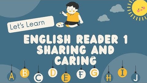 CLASS 6 ENGLISH READER-1,SHARING AND CARING