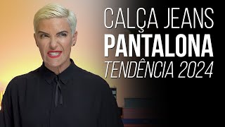 Calça Jeans Pantalona - Tendência 2024 | Fabíola Kassin