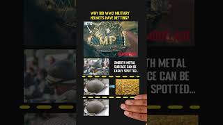 Why Did World War 2 Military Helmets Have Netting? #shorts #shortvideo #ww2 #helmet #netting