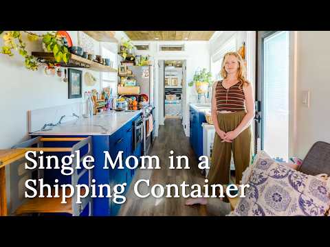 This Single Mom's Creative Housing Solution. Full Tour.