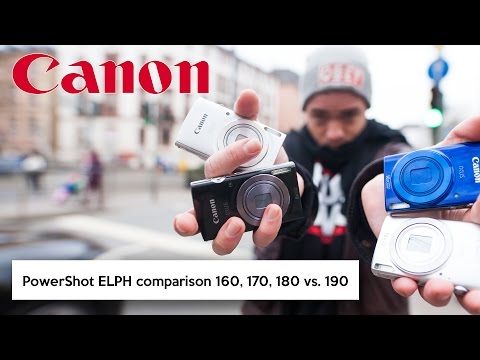 Canon PowerShot ELPH 160, 170 IS, 180 vs. 190 IS | Pocketcamera vs. iPhone