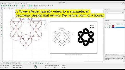 Drawing a Beautiful Flower Shape in LibreCAD: A Complete Guide
