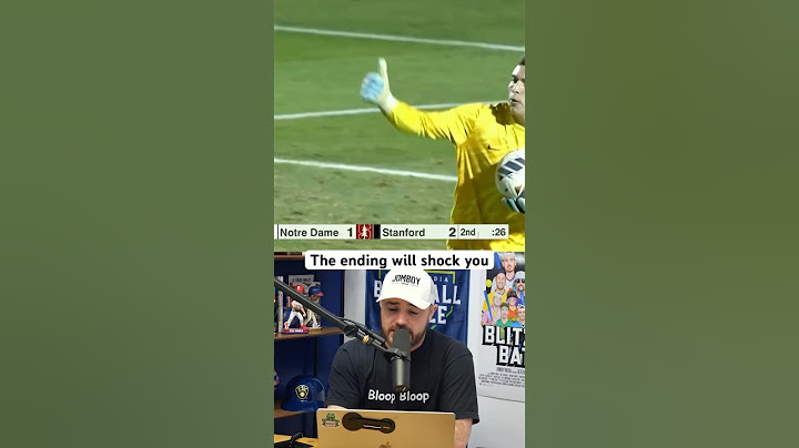Impossible goal wins the game, a breakdown #soccer #football #sports #stanford #notredame #goal