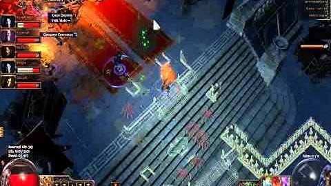 Path of Exile - Vs. Gravicius full party Merciless