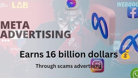 Meta  earns from Ads scam 15 billion dollars 💰💰
