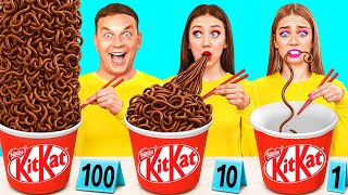 تحدي 100 طبقة من الطعام | وصفات طهي مذهلة Crazy DO