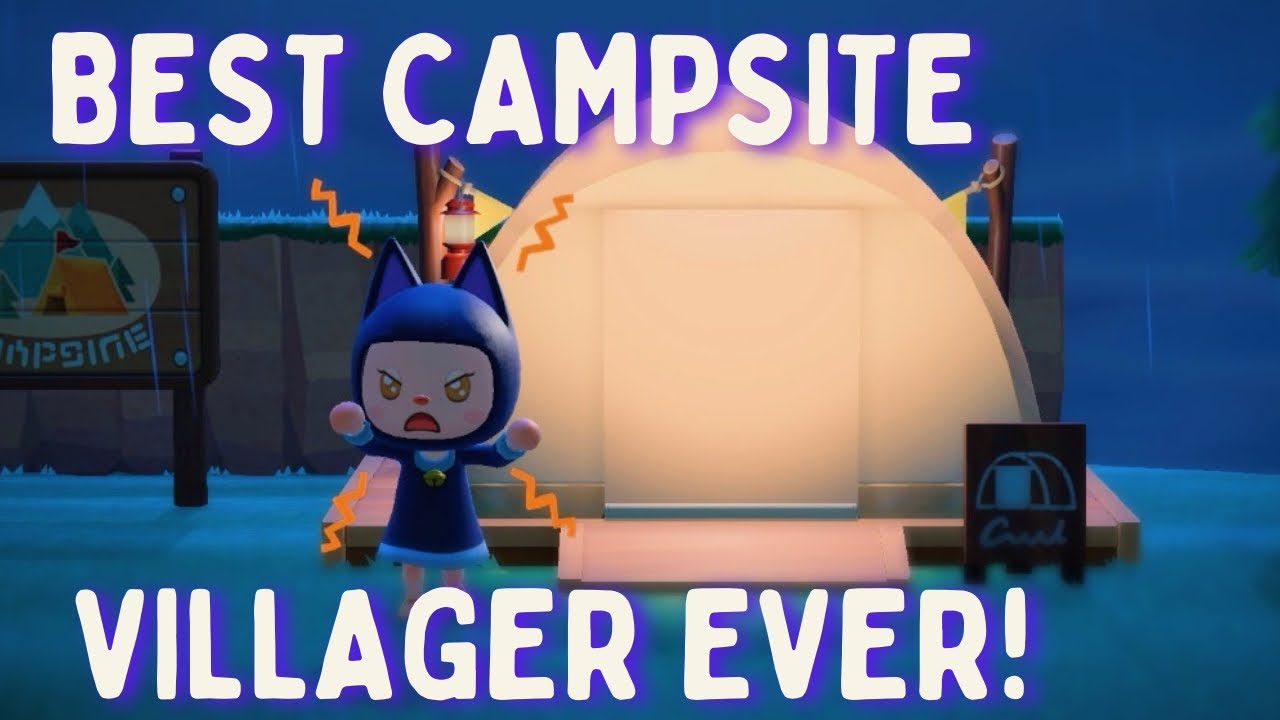 Best Campsite Villager EVER!!! Kittycove ACNH YouTube