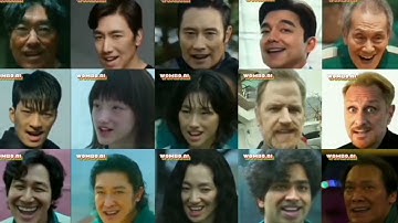 Every squad game Actors singing    Numa Numa    squidgame DeepFake video #Gta #DeepFake