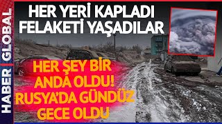 Her Şey Bir Anda Oldu Rusyada Büyük Felaket, Her Yeri Kapladı