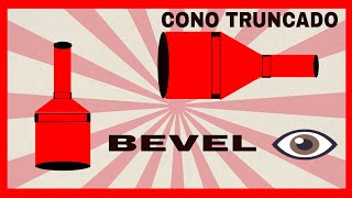 ALEDONPA Como hacer un CONO TRUNCADO en 5 minutos de forma facil