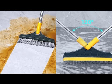 Tile Cleaner Brush With Scraper 2 in 1 Tiles Cleaning Brush