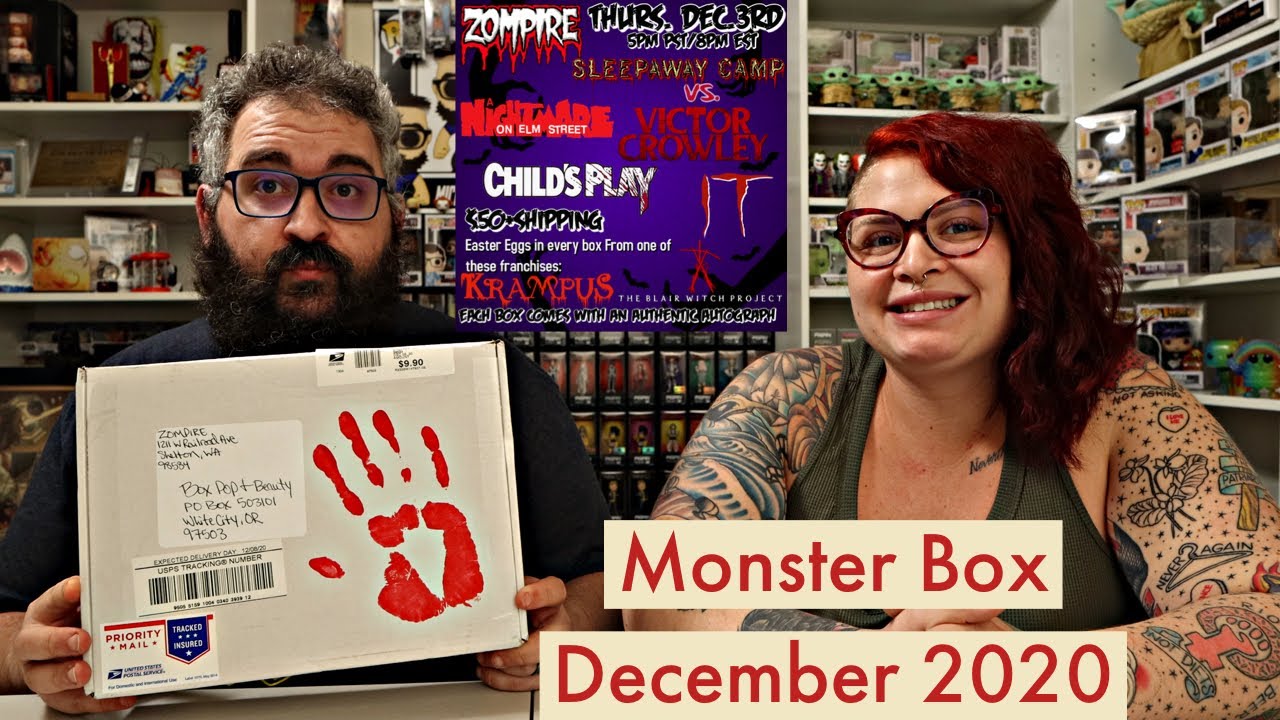 Zompire Monster Celebrity Horror Autograph Mystery Box - December 2020