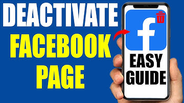How To Deactivate Facebook Page - 2024