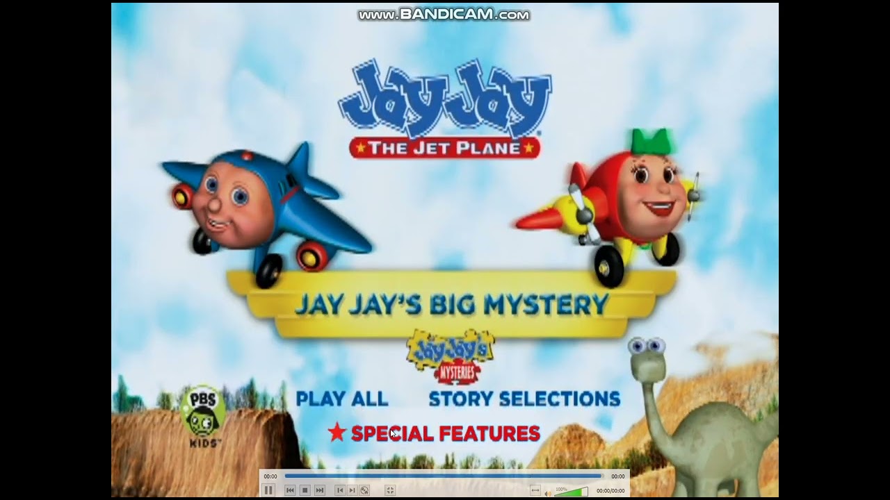 Jay Jay the Jet Plane Jay Jay's Big Mystery 2007 DVD Menu Walkthrough