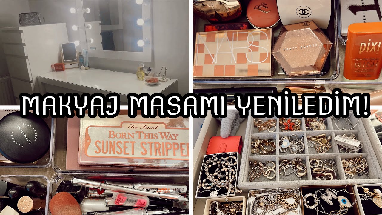 MAKYAJ MASAMI YENİLEDİM! | Size Hediyelerim Var🎄☃️🎁