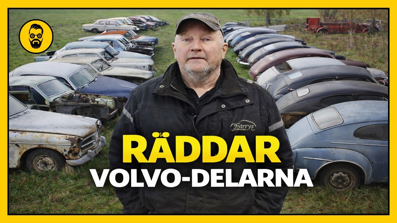 Harry har skrotat över 1000 Volvo-bilar