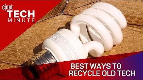 Best ways to recycle old tech