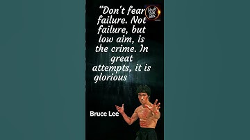 Embracing Growth The Courage to Admit Mistakes  Bruce Lee Quote