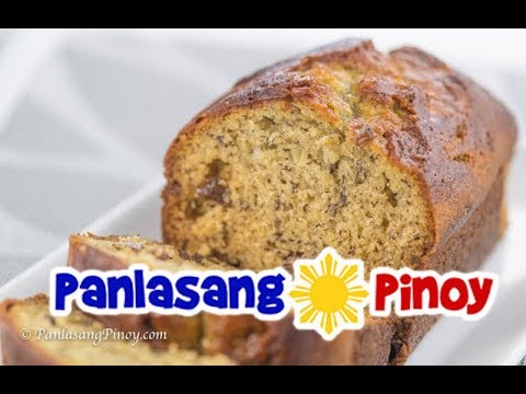 Moist Banana Bread with Raisins | Panlasang Pinoy