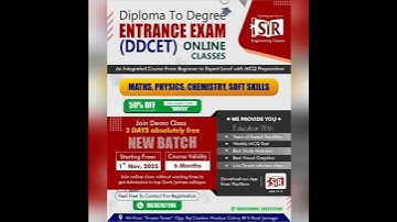 💻📲 DDCET 2026 online classes #ddcet #gtu #diploma #degree #examresults #mcq