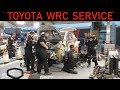WRC Night Service of Ott Tanak's Rally Car - WRC Australia 2018