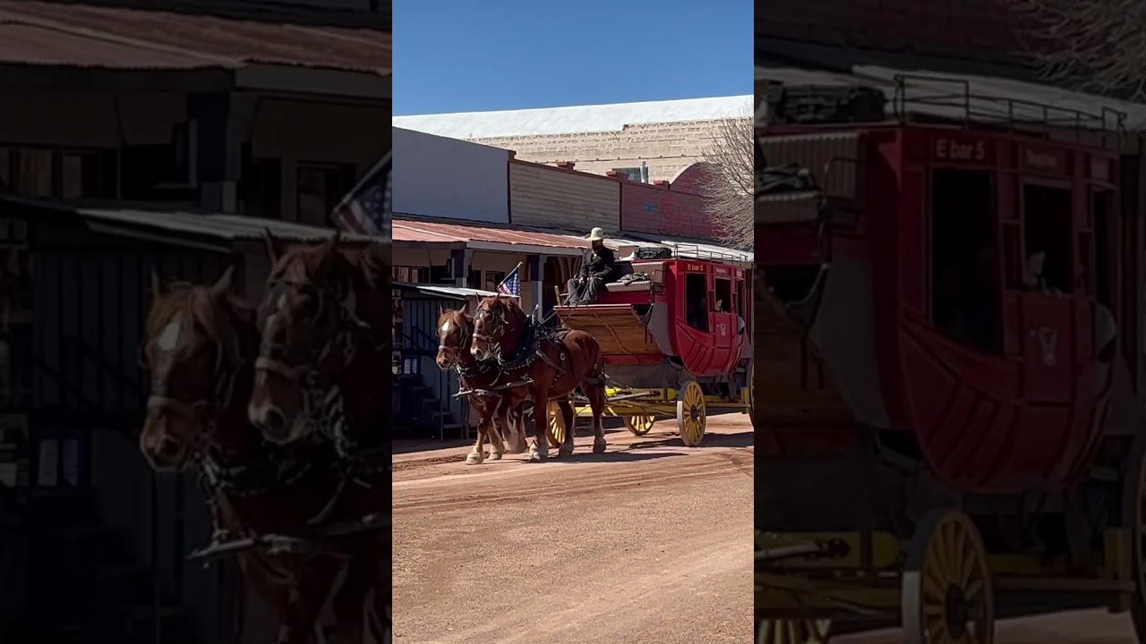 ⁣HORSE DRAWN STAGE COACH #video #trending #viral #youtubeshorts #trending #shorts#short#travel #wow