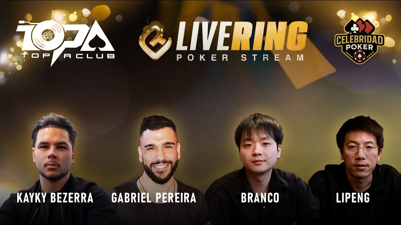 Livering 🔴 LIVE #020: Poker das Estrelas - High Stakes | LiveRing 10/12/2025 ...