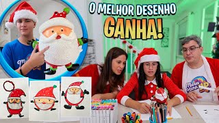 QUEM FIZER O MELHOR DESENHO DE NATAL GANHA - DESAFIO