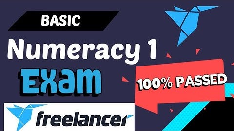 Numeracy 1 freelancer.com exam test -2023
