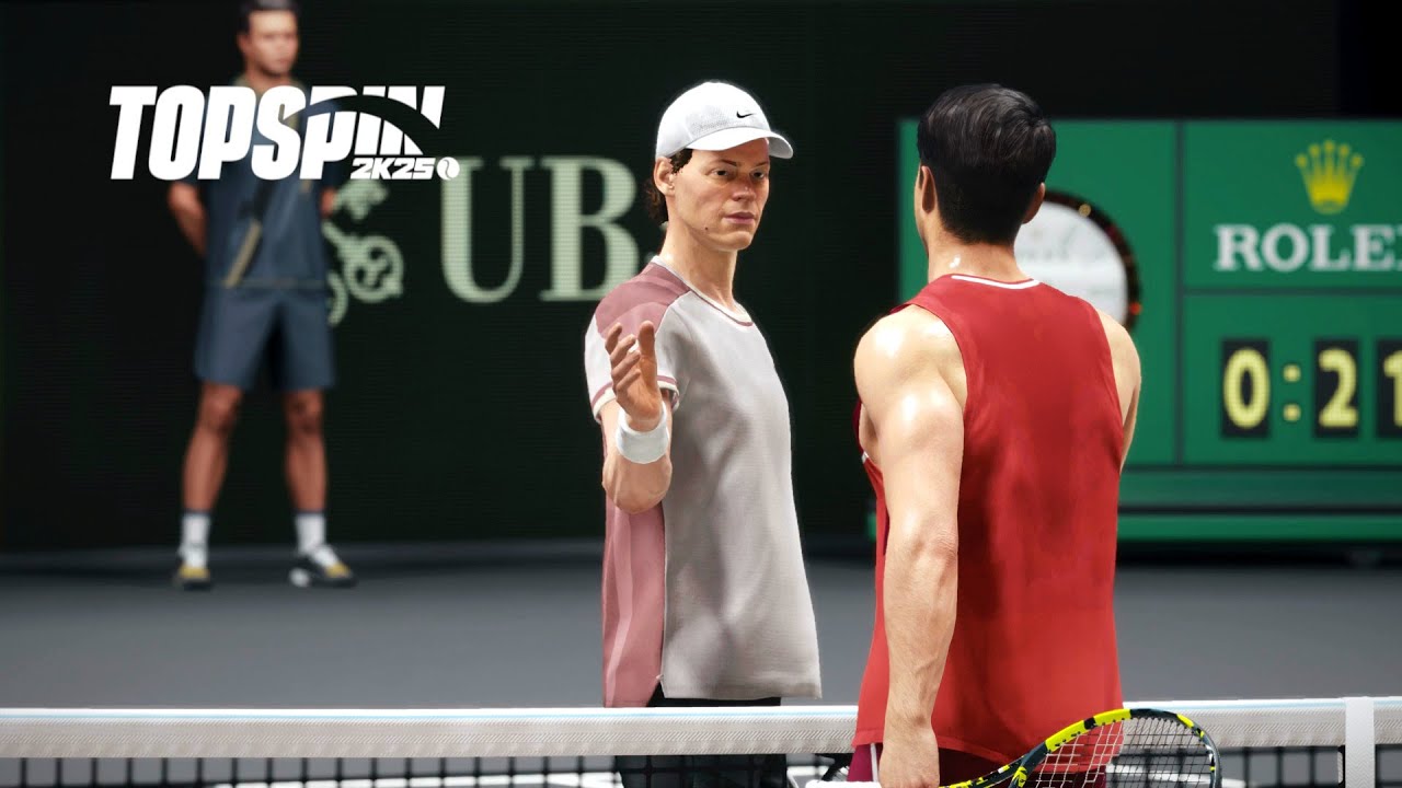 Top Spin 2K25 - Jannik Sinner Vs  Carlos Alcaraz I 3 SET MATCH!!