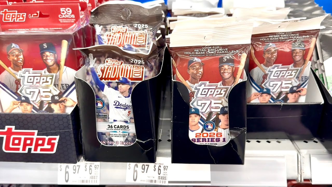 FAT PACK RETAIL REVIEW OF STADIUM CLUB AND 2026 TOPPS SERIES 1!