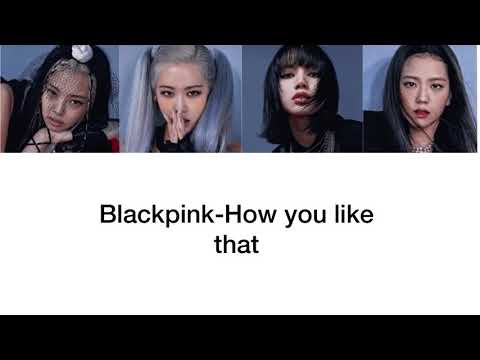 Blackpink-How you like that easy lyrics(kolay okunus)