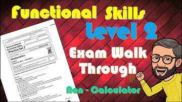 Functional Skills Maths Level 2   Full Non calculator Exam