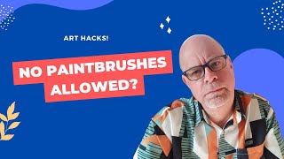 7 Creative Ways to Paint with Acrylics Without a Using a Paint Brush! 🎨 #abstractarttechniques