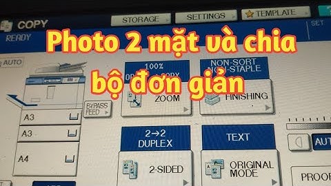 Hướng dẫn phô tô 2 mặt trên may canon ir1020 năm 2024