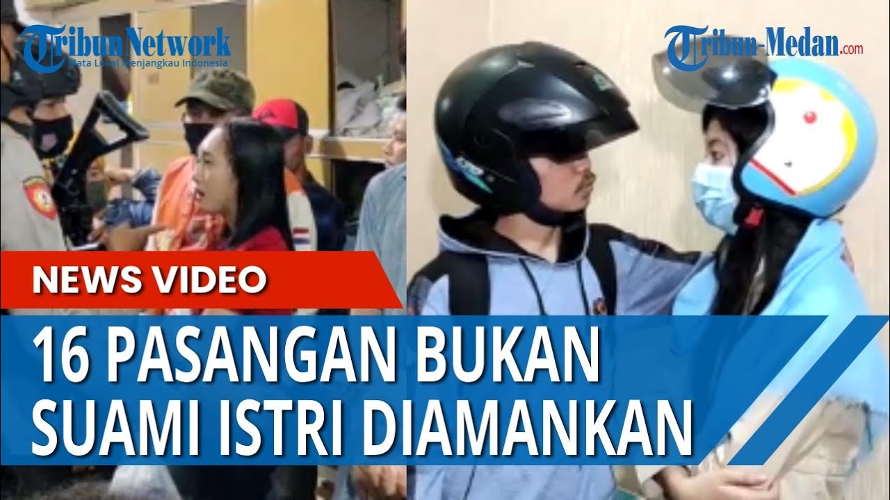16 Pasangan Bukan Suami Istri Diamankan Polisi di Hotel, Ada yang Panik Ngumpet dan Pura-pura Tidur
