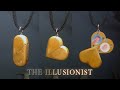 DIY Heart Pendant Made From Paper | The Illusionist