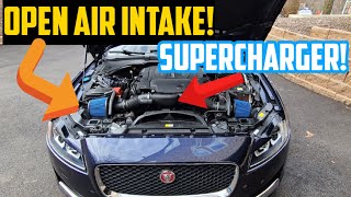 This is what an Open Air Intake does to a Supercharged ENGINE!