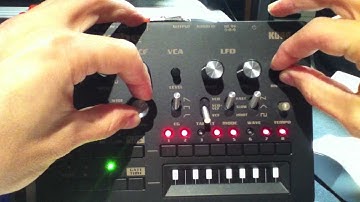 KORG Monotribe first test with delay effect