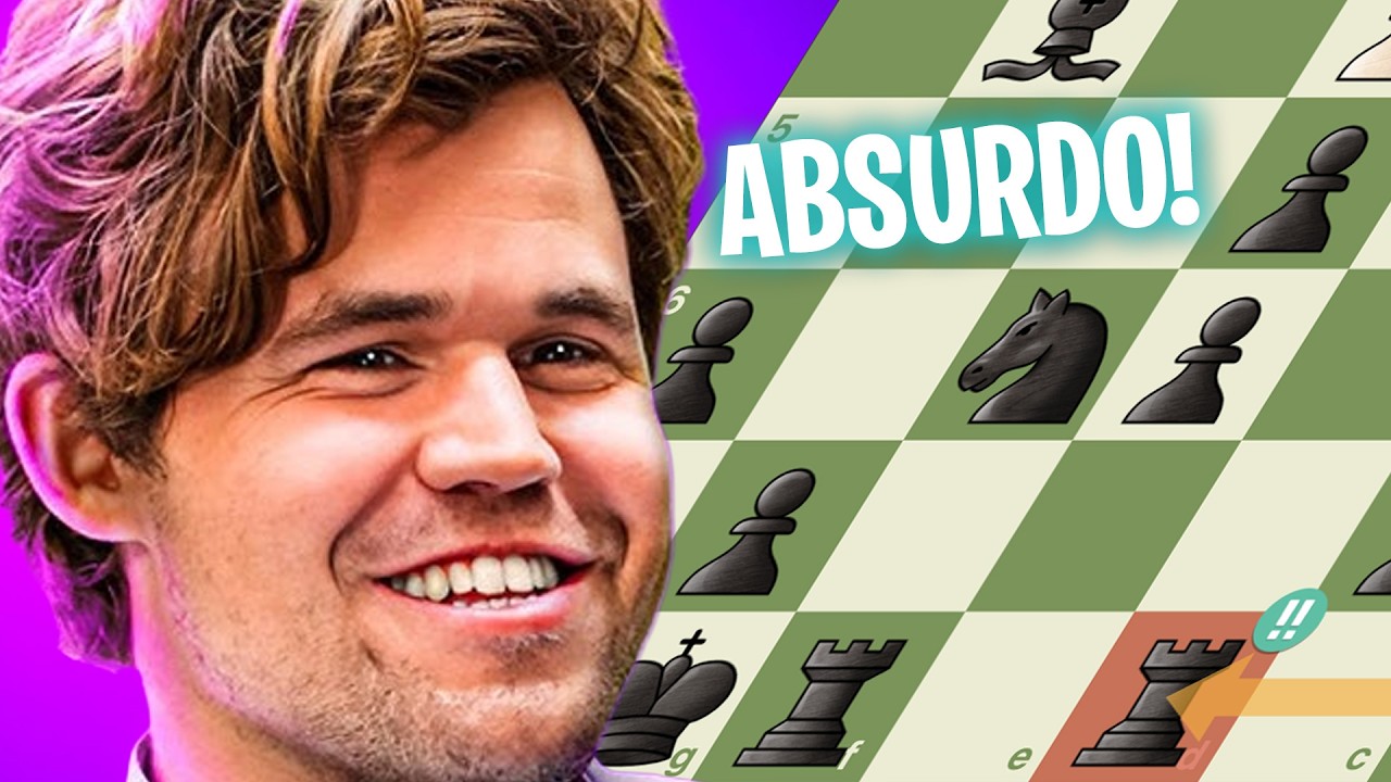Um dos lances mais brilhantes de Magnus Carlsen